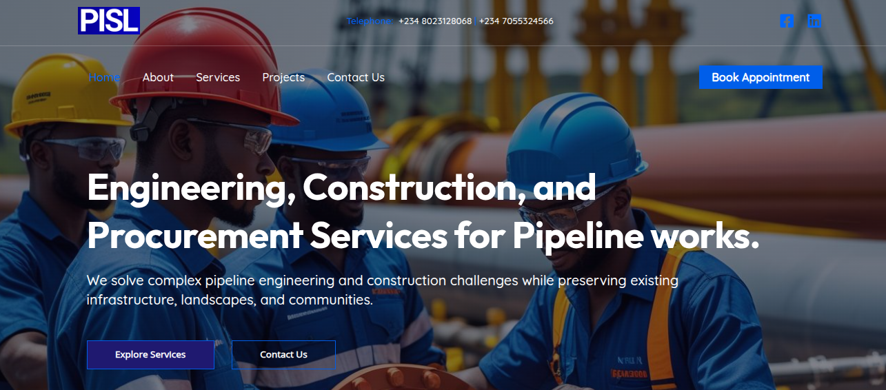 Penhaul Business Website